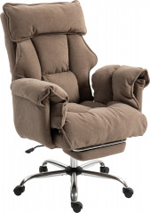 Ergonomická kancelářská židle s dvouvrstvým čalouněním | světle hnědá