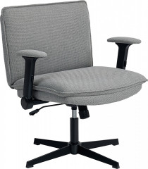 Kancelářská židle se sklopnými područkami | šedá č.1