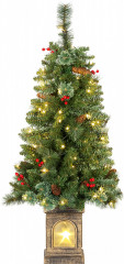 Umělý vánoční stromek se 100 LED světly | zelený č.1