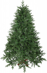 Umělý vánoční stromeček, jedle s podstavcem z borovice | zelený č.1