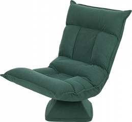 Otočné podlahové křeslo | zelené č.1