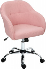 Ergonomická kancelářská otočná židle | růžová č.1