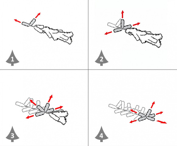 Umělý vánoční stromek 180 cm | zelený č.3