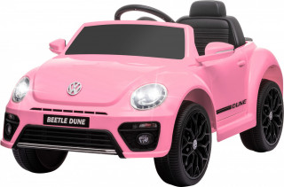 Elektrické autíčko s LED světly | růžové č.1