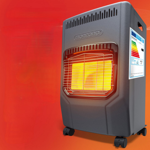 Plynový ohřívač 72x38x42cm 4200W č.4