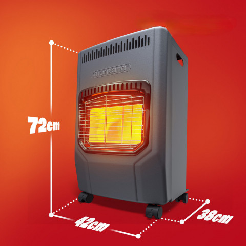 Plynový ohřívač 72x38x42cm 4200W č.2