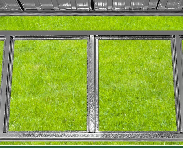 Zahradní domek 196x122x182cm | antracit č.4