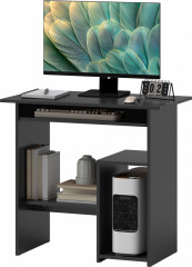 Kancelářský stůl s výsuvem pro klávesnici | černý č.1