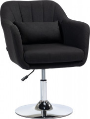 Relaxační křeslo s bederním polštářem | černé č.1