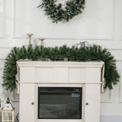 Umělá vánoční girlanda | zelená č.1