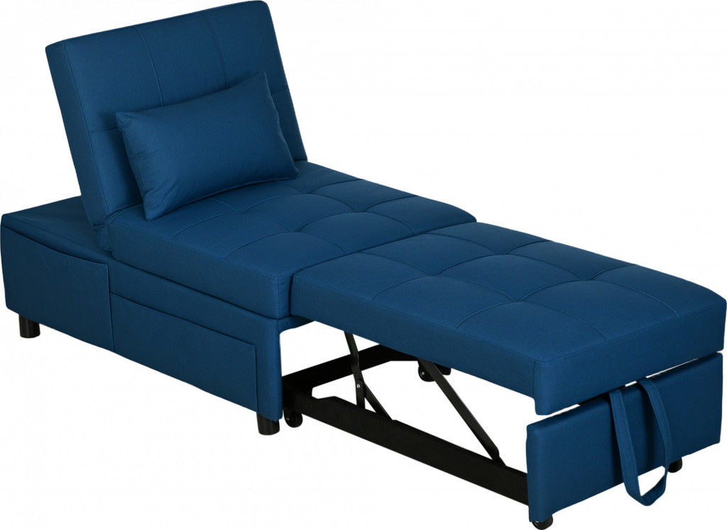 Rozkládací křeslo 3v1 | modré