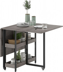 Rozkládací jídelní stůl pro 2-4 osoby | šedý č.1