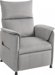 Elektrické polohovací křeslo s tichým motorem | šedé č.1