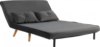 2místná rozkládací pohovka 3 v 1 | tmavě šedá č.1