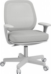 Ergonomická kancelářská židle s funkcí otáčení | šedá č.1