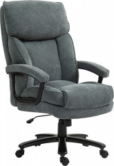 Ergonomická kancelářská židle s houpací funkcí | šedá č.1