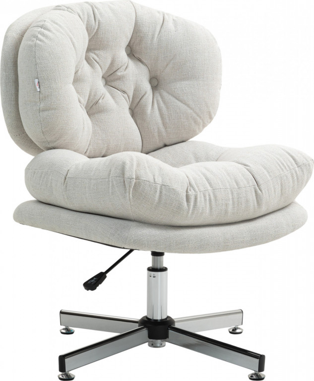 Kancelářská židle bez područek | krémově bílá