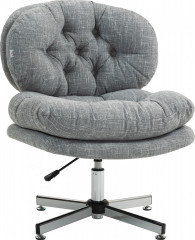 Kancelářská židle bez područek | šedá