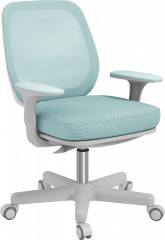 Ergonomická kancelářská židle s funkcí otáčení | světle zelená č.1