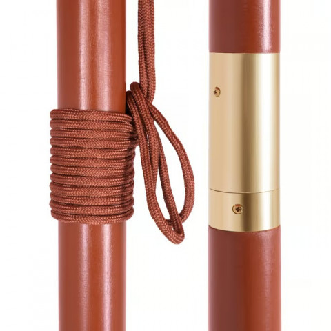 Slunečník Ø330cm UV ochrana 80+ | hnědý č.8