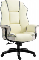 Ergonomická kancelářská židle s funkcí polohování | krémově bílá č.1