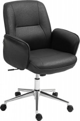 Kancelářská židle s funkcí houpání | černá č.1