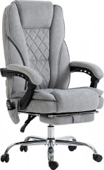 Kancelářská židle s vibrační masáží | šedá č.1