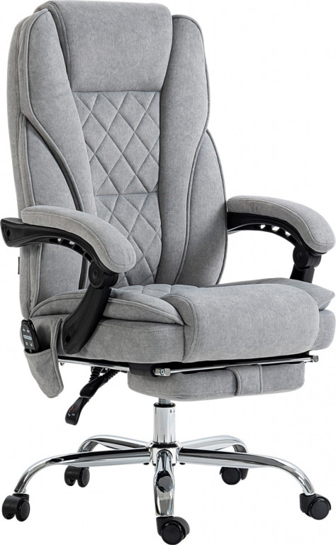 Kancelářská židle s vibrační masáží | šedá