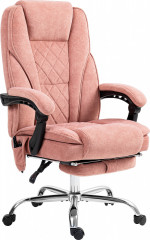 Kancelářská židle s vibrační masáží | růžová