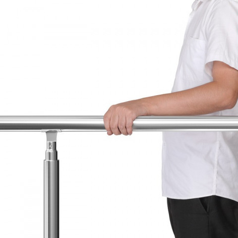 Nastavitelné zábradlí na schody z nerezové oceli 150cm č.4