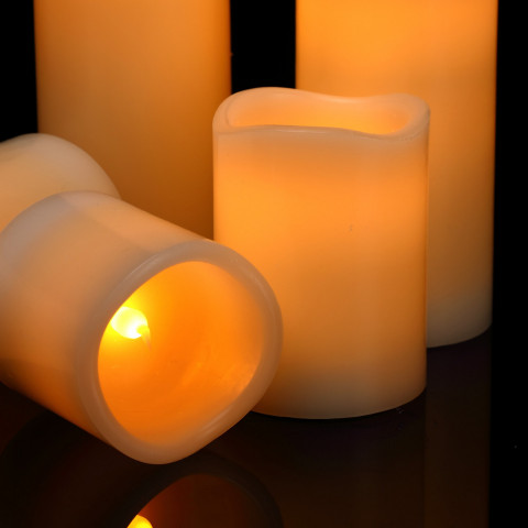 LED svíčky 5ks s dálkovým ovládáním č.4