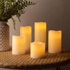 LED svíčky 5ks s dálkovým ovládáním č.1