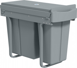 Výsuvný vestavný odpadkový koš | šedý č.1