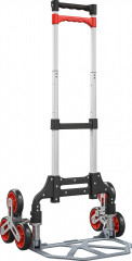 Skládací schodolez se 6 koly | červený č.1