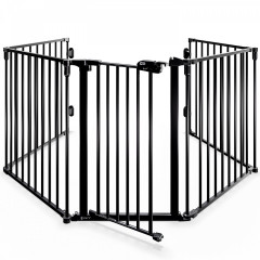 Krbová mřížka 306x76,5cm | černá č.1