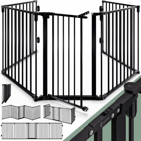 Krbová mřížka 306x76,5cm | černá č.6