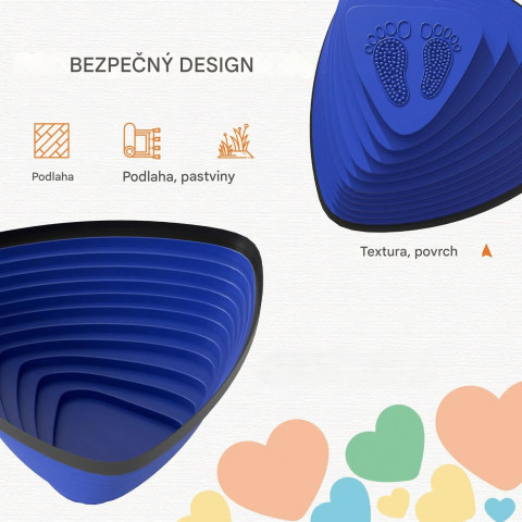 Protiskluzové balanční kameny 9 kusů | vícebarevné č.5