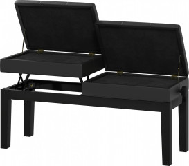 Nastavitelná klavírní lavice 105 x 37 x 48-58 cm | černá č.1