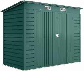 Kůlna na nářadí 249 x 121 x 166/183 cm | zelená č.1