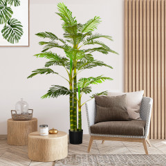 Umělá dekorativní palma 190 cm | zelená