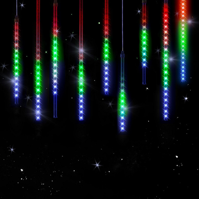 Vánoční LED vodopád | barevný