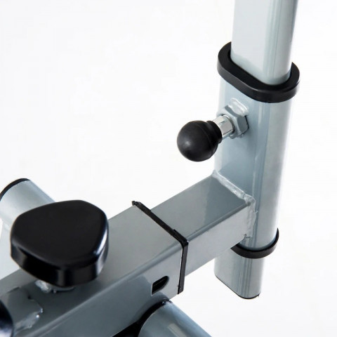 Crossový trenažér 96 x 60 x 152 cm | stříbrný č.7