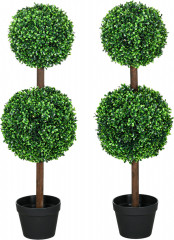 Umělé zimostrázy 90 cm, 2 kusy | zelené č.1