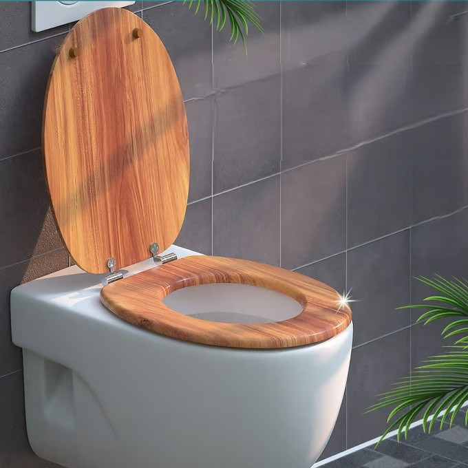 WC sedátko Wood s tlumeným dovíráním