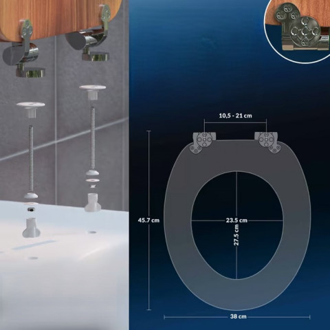 WC sedátko Wood s tlumeným dovíráním č.4