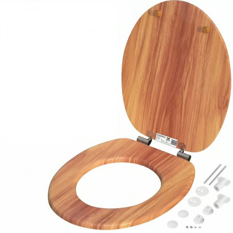 WC sedátko Wood s tlumeným dovíráním č.2