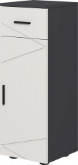 Boční koupelnová skříňka 30 x 30 x 82 cm | šedá č.1