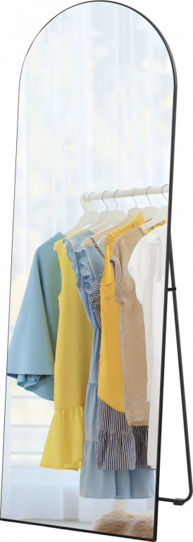 Celoplošné zrcadlo 150 x 50 cm | černé