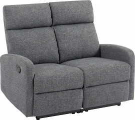2místné polohovatelné TV křeslo | šedé č.1