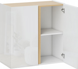 Kuchyňská skříňka se 2 dvířky s tichým dovíráním, 80 x 40 x 80 cm | bílá č.1